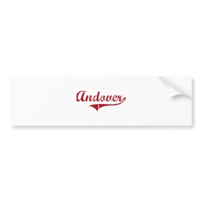 Andover Ohio Classic Design Bumper Sticker by cityshirt