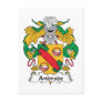 Andrade Family Crest Postcard