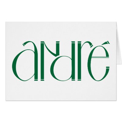 Andre dark green Card by floatinglemonstype
