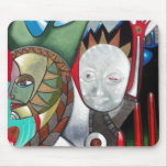 Andrea and the Moon mousepads