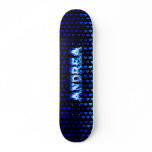 Andrea blue fire Skatersollie skateboard.