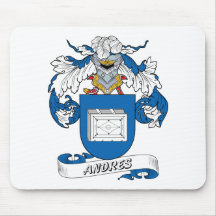 Andres Family Crest Mouse Mats