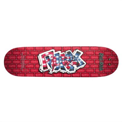 Andrew 02 ~ Custom Graffiti Art Pro Skateboard by Madfrax