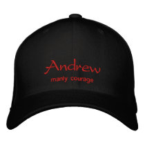 Andrew Embroidered Cap / Hat