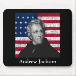 Andrew Jackson and The US Flag Mousepad