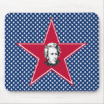 Andrew Jackson Star with Star Background Mousepad