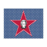 Andrew Jackson Star with Star Background Postcards