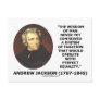 Andrew Jackson Wisdom Contrive Taxation Equality