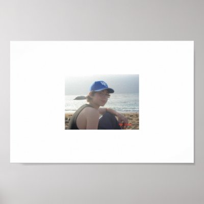 andrew on the beach print by KimPlvr