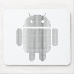 Android---Ascii black mousepads