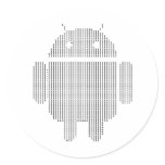 Android---Ascii black stickers