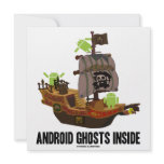 Android Ghosts Inside (Software Developer Humour) invitations