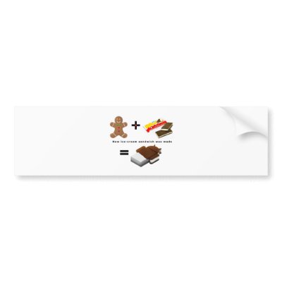 Android Ice Cream Sandwich Bumper Stickers by journeyclose