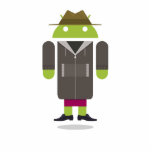 Android magnet collection acrylic cut outs