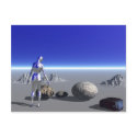 Android on the Blue Planet postcards