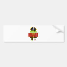 Android Pirate - Andy Bumper Stickers
