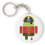Android Pirate Crushing An Apple
