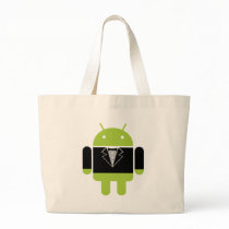 Android Tux Tote Bags