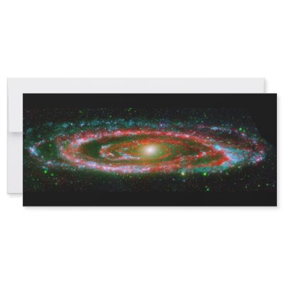 Andromeda Galaxy Full Color Rack Card by ZephyrusBooks