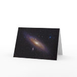Andromeda Galaxy taken with hydrogen alpha filter Card
