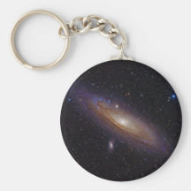 Andromeda Galaxy taken with hydrogen alpha filter Keychains