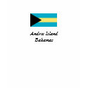 Andros Island, Bahamas Flag t-shirts