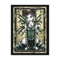 "Andy" Cute Gothic Fairy Postcard