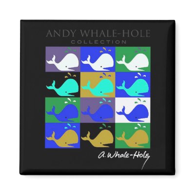 Andy Whale-Hole™_12 panel inverted colour magnet by Artful_Animalz