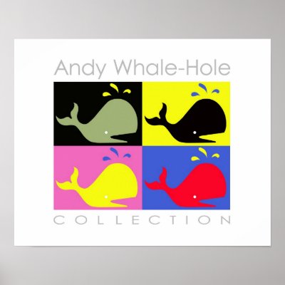 Andy Whale-Hole™_4 panel poster/print by Artful_Animalz