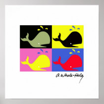 Andy Whale-Hole™_4 panel signed poster/print
