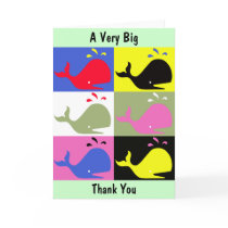 Andy Whale-Hole™_"A Very Big Thank You" Greeting