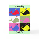 Andy Whale-Hole™_"A Very Big Thank You" Greeting cards