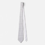 Andy Whale-Hole™_grey on white fashion Necktie