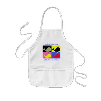 Andy Whale-Hole™_"Little Minnows Club" Aprons by Artful_Animalz