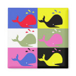 Andy Whale-Hole™_square Magnet