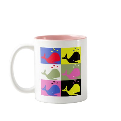 Andy Whale-Hole™_Two-Tone Coffee Mug by Artful_Animalz
