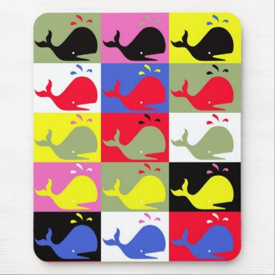 Andy Whale-Hole™_vertical Mousepad by Artful_Animalz