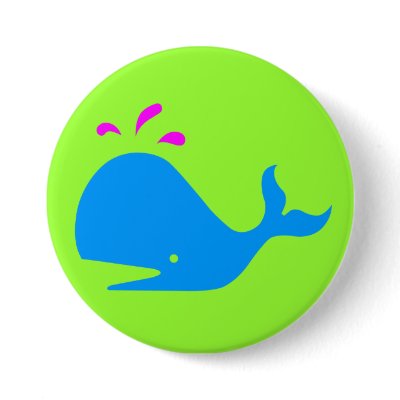 Andy Whale Singletons_aqua,magenta on green by Artful_Animalz