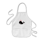 Andy Whale Singletons_black,red on white aprons