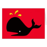 Andy Whale Singletons_black,yellow on red Card