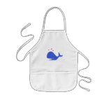 Andy Whale Singletons_blue,pink on white aprons