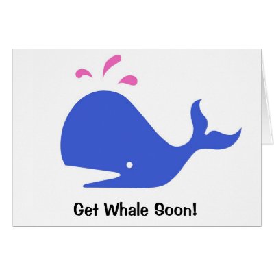 Andy Whale Singletons_blue,pink on white by Artful_Animalz