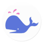 Andy Whale Singletons_blue,pink on white stickers