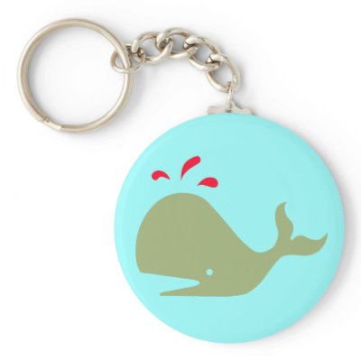 Andy Whale Singletons_green,red on teal by Artful_Animalz