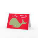 Andy Whale Singletons_green,white on red cards