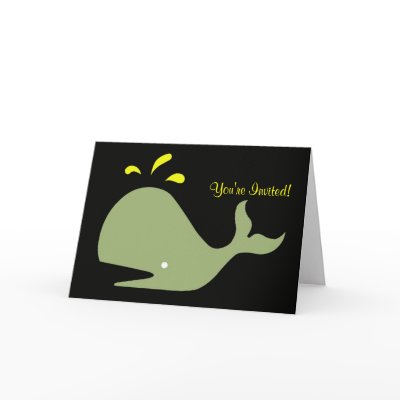 Andy Whale Singletons_green,yellow on black by Artful_Animalz