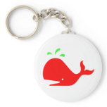 Andy Whale Singletons_red,green on white keychains