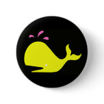 Andy Whale Singletons_yellow,pink on black button