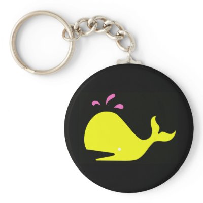 Andy Whale Singletons_yellow,pink on black by Artful_Animalz