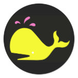 Andy Whale Singletons_yellow,pink on black